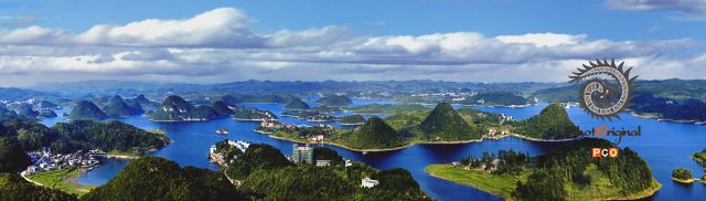 百花湖全景
