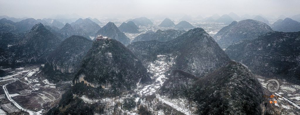 云鹫山雪景
