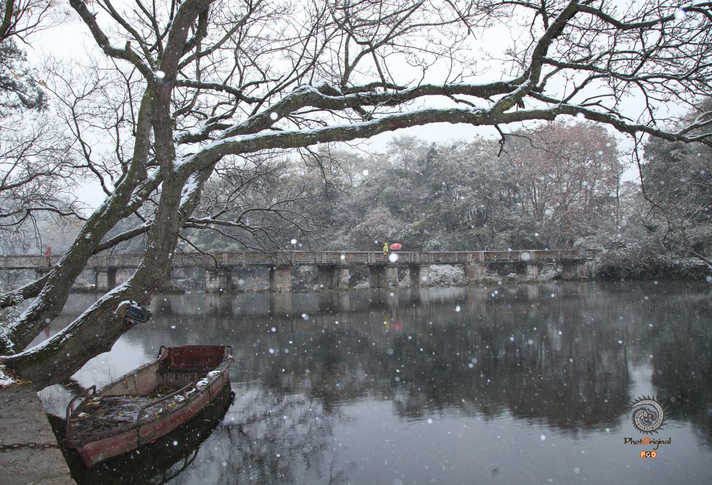 花溪初雪