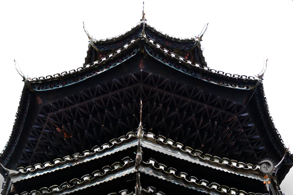《贵州鼓楼风姿》