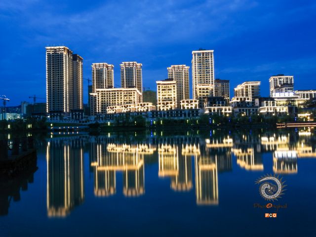 清涟湖夜景