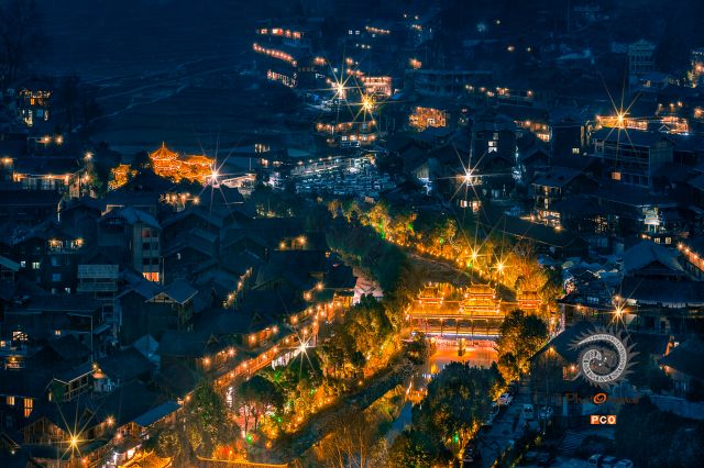 千户夜景