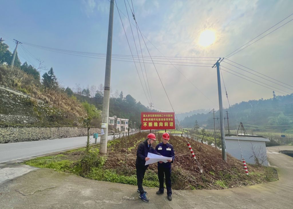 春花烂漫 巡线正当时
