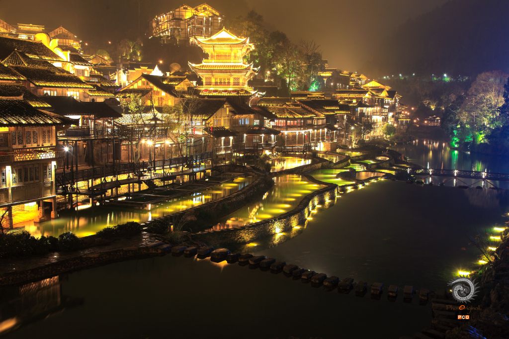 古寨夜色