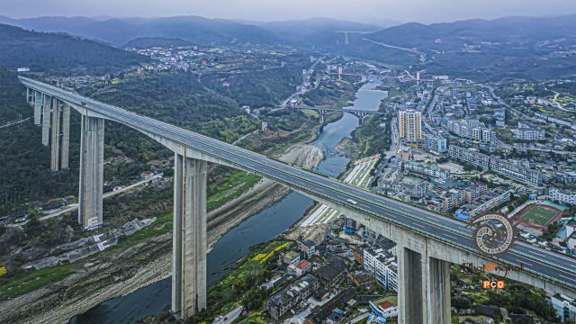 乌江五桥同框