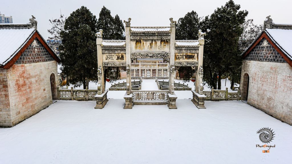安顺文庙雪景