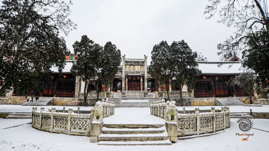 安顺文庙雪景