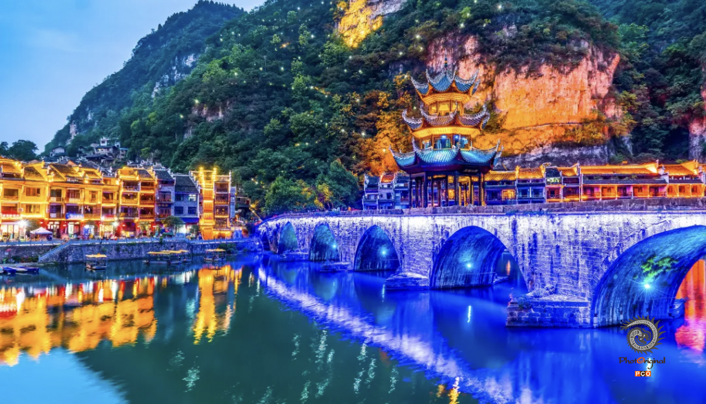 古镇夜色