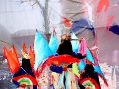《地戏演绎远古的悲壮组照 》
