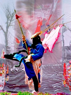 《地戏人物组照 》
