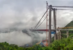 建设中的赤水河大桥