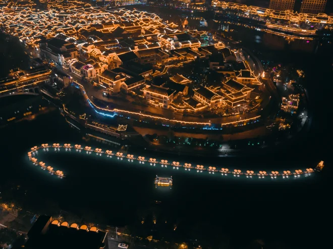 铜仁·碧江 中南门古城夜色