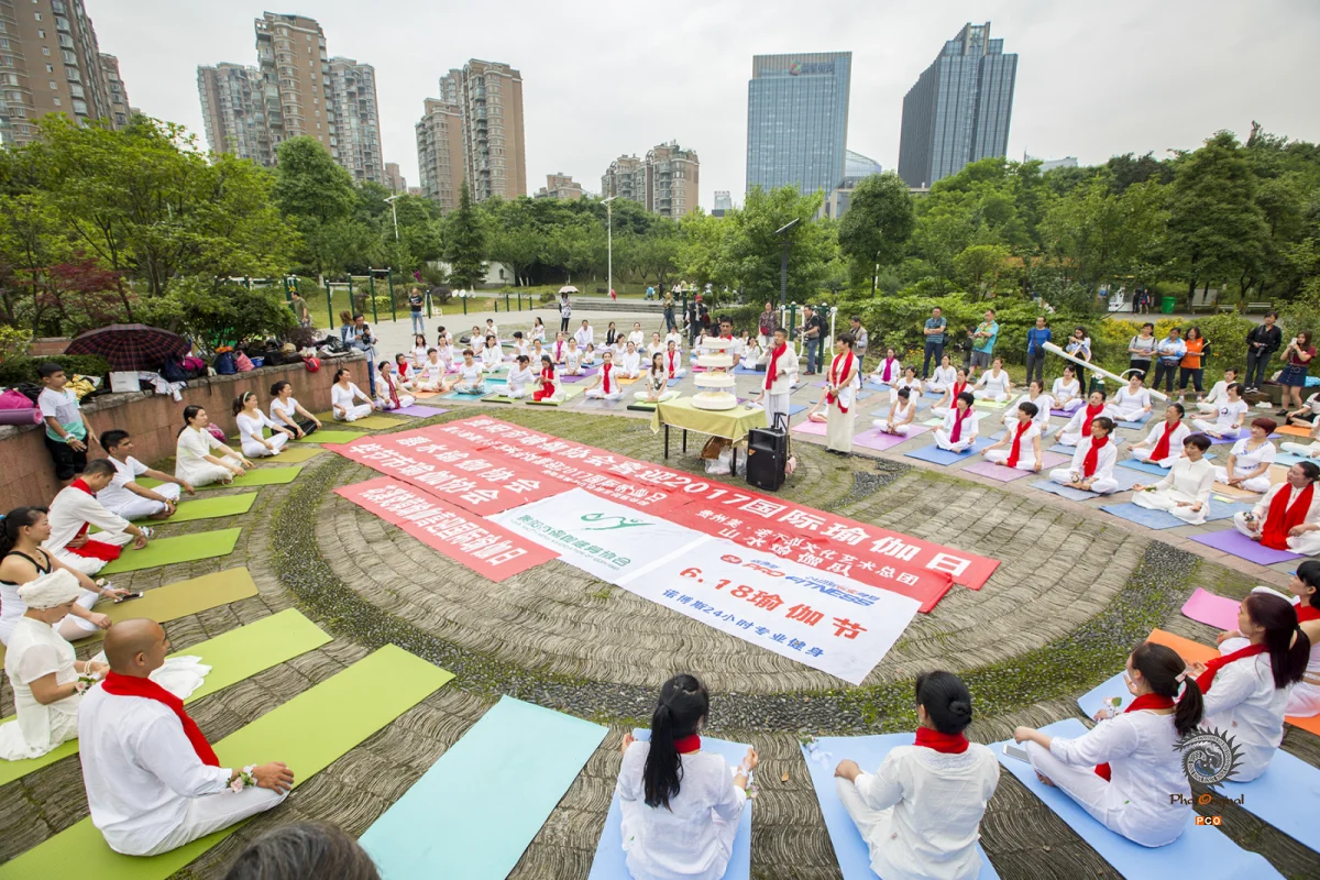 《中国贵阳瑜伽展演》