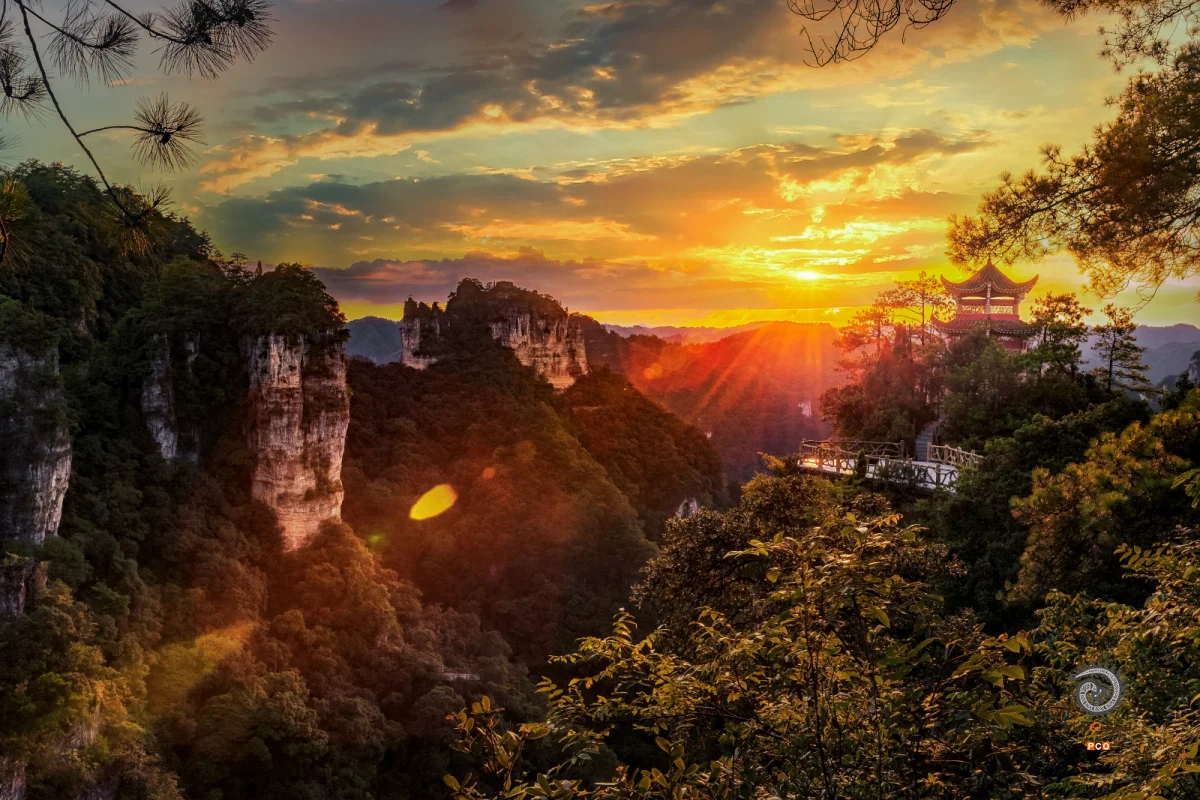 云台山夕照