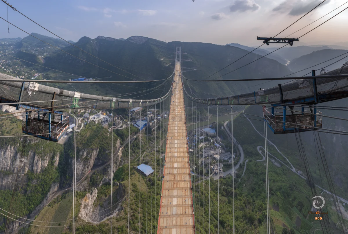 建设中的赤水河大桥