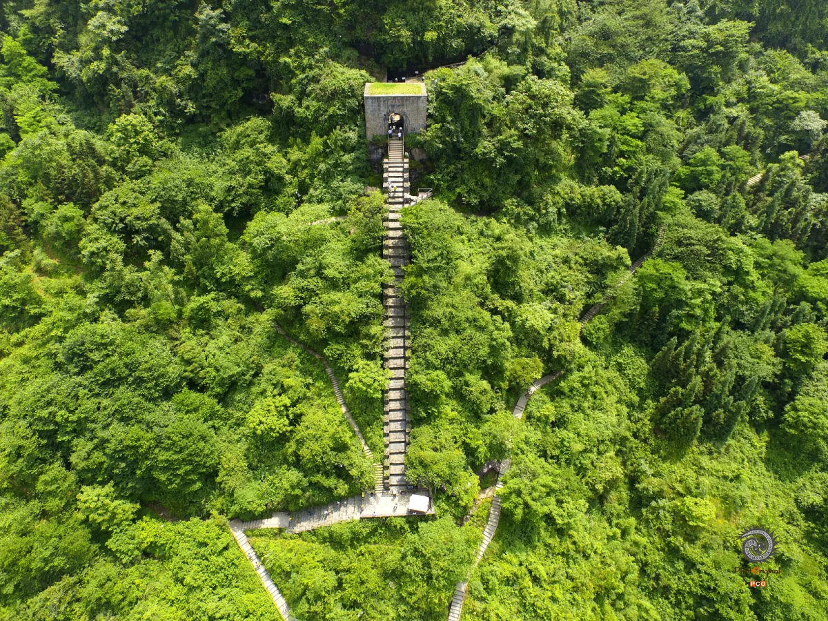 航拍海龙屯